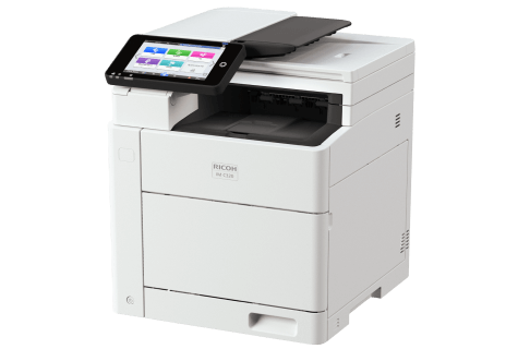 Ricoh IM C320F renkli A4 çok fonksiyonlu yazıcı ön görünüm