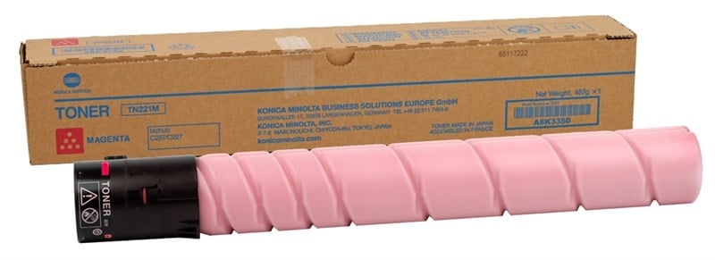 Konica Minolta TN-221 / TN-227C Kırmızı Orijinal Toner - Bizhub C227 ve C257 Uyumlu, Yüksek Kaliteli Orijinal Yazıcı Kartuşu