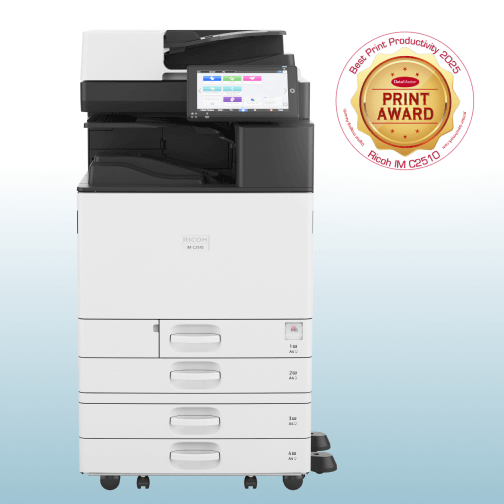 Ricoh IM C2510 renkli A3 fotokopi makinesi ön görünüm