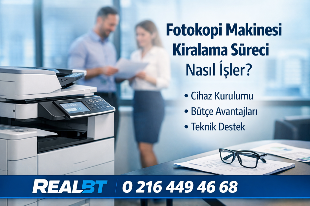 Fotokopi makinesi kiralama süreci hakkında kurumsal ofis çözümü – RealBT