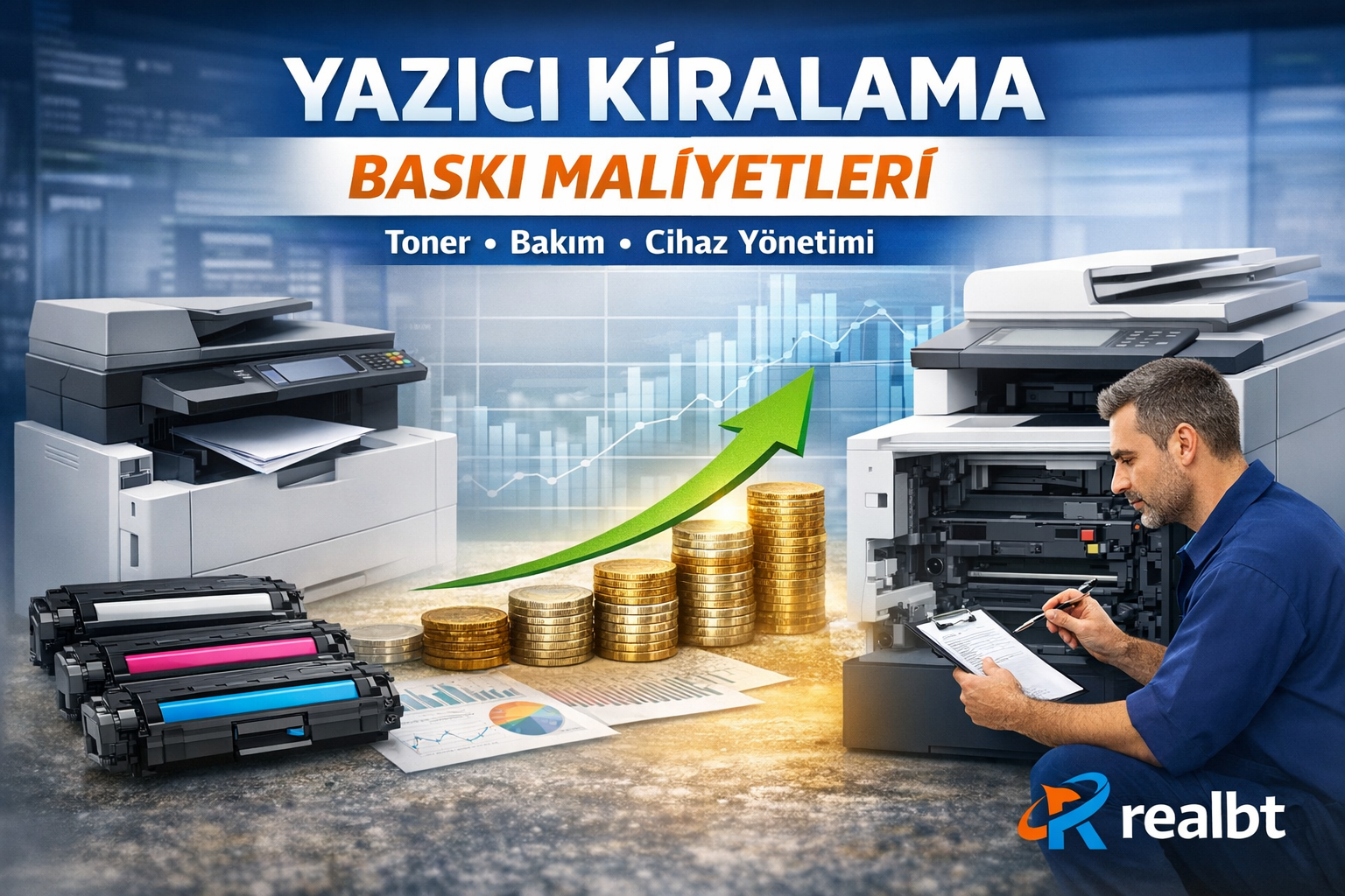 Yazıcı Kiralama Baskı Maliyetleri: Ofis yazıcılarında toner, bakım ve cihaz yönetimi ile baskı giderlerini azaltma stratejileri.
