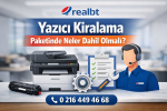 yazıcı kiralama paketi kapsamında toner, teknik servis ve parça hizmetleri
